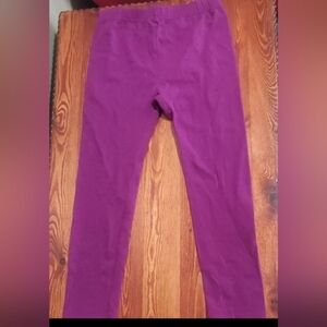 George Vibrant Purple Kids Leggings Size 6 Or Small